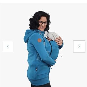 Blue Babywearing Hoodie